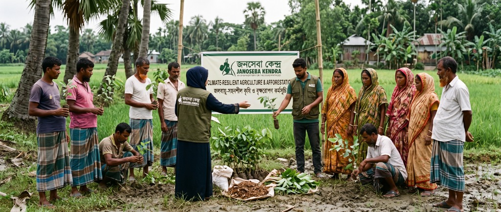 Climate-Resilient Agriculture & Afforestation